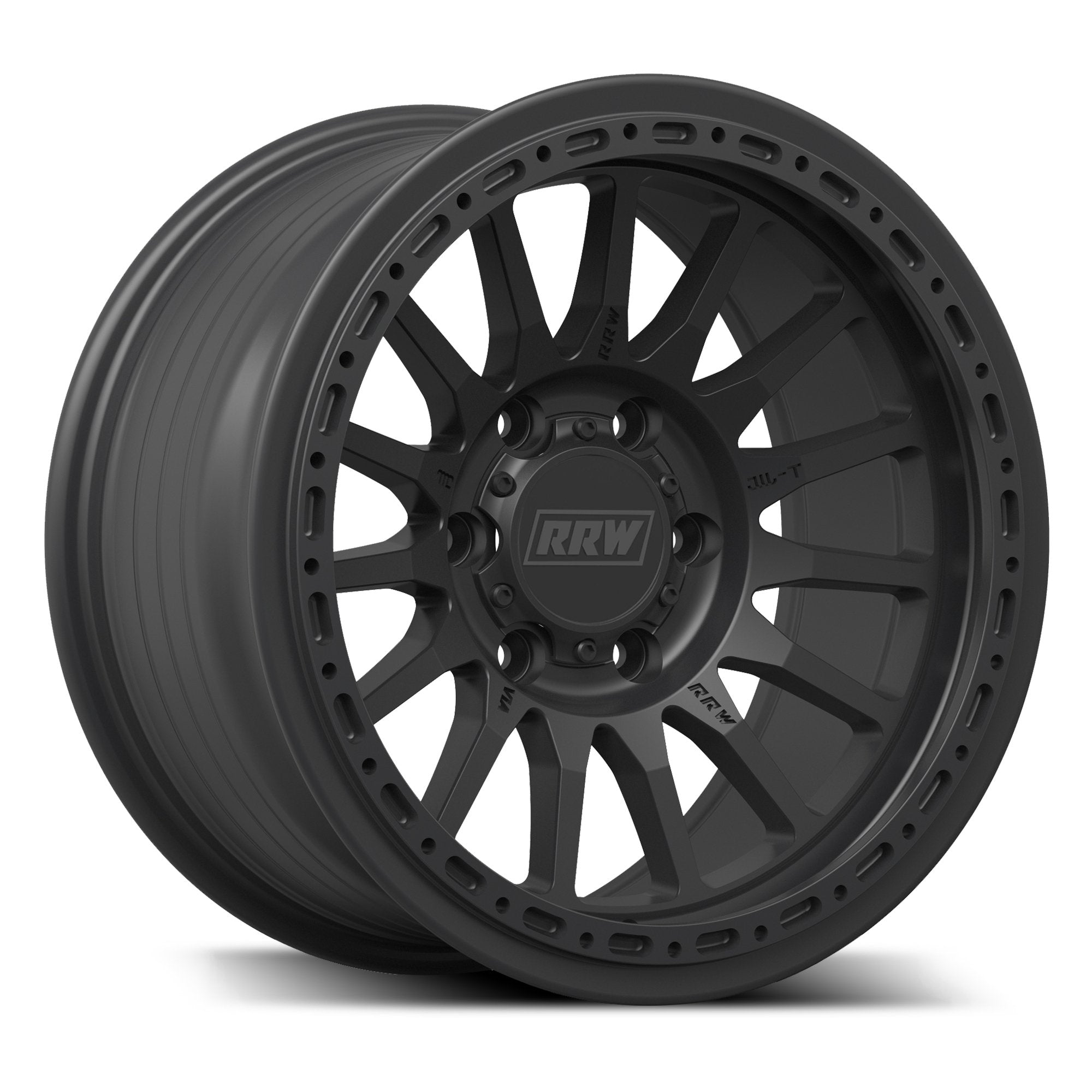 RR7-H Monoforged 2.0 Hybrid Beadlock Wheel | MATTE BLACK - RRW