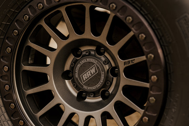 RR6 - H Hybrid Beadlock | MATTE GUNMETAL - RRW Relations Race Wheels
