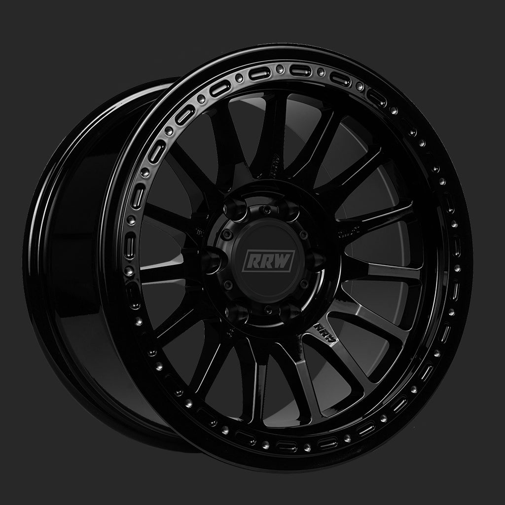 Gloss Black Wheels - RRW Relations Race Wheels