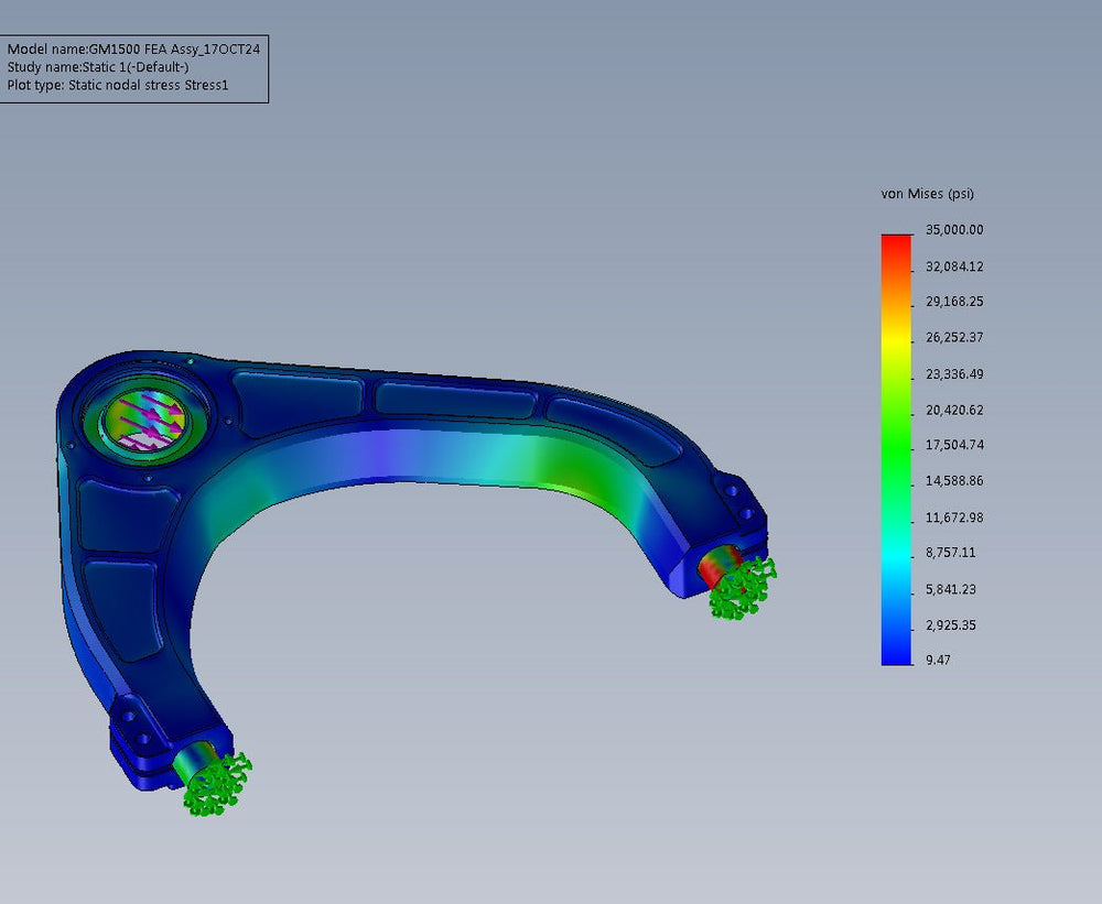 Billet UCA Upper Control Arm | 2020+ Chevy Silverado 2500 - RRW Relations Race Wheels