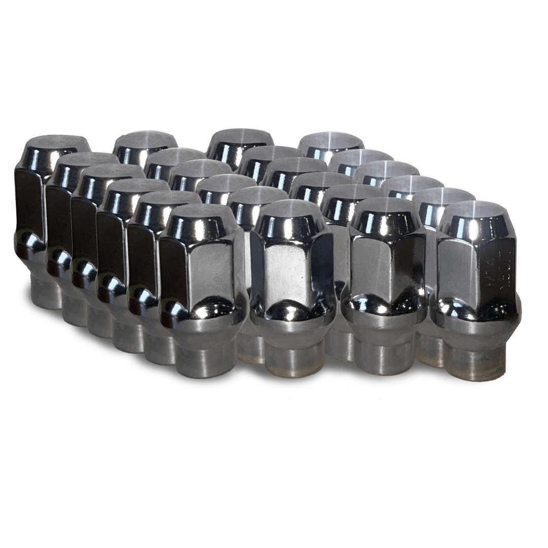 24 Chrome ET Spline Lug Nuts 14x1.5 Fits 2022+ Toyota Tundra 2024+ Toyota Tacoma 24 Chrome ET Spline Lug Nuts 14x1.5 Fits 2022+ Toyota Tundra 2024+ Toyota Tacoma