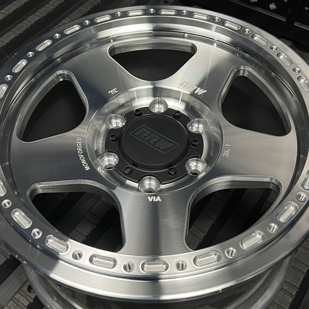 Pre - Order: RG4 - H Hybrid MonoForged Wheel | BRUSHED ALUMINUM - RRW Relations Race Wheels
