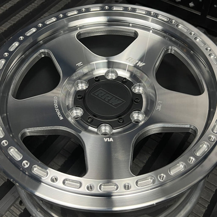 Pre - Order: RG4 - H Hybrid MonoForged Wheel | BRUSHED ALUMINUM - RRW Relations Race Wheels