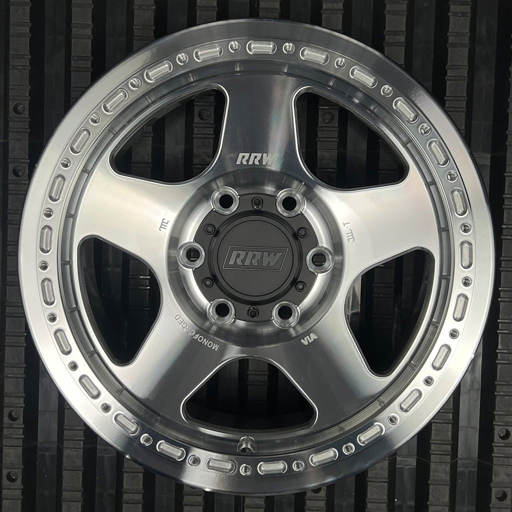 RG4-H Hybrid MonoForged Wheel | BRUSHED ALUMINUM - RRW Relations Race ...