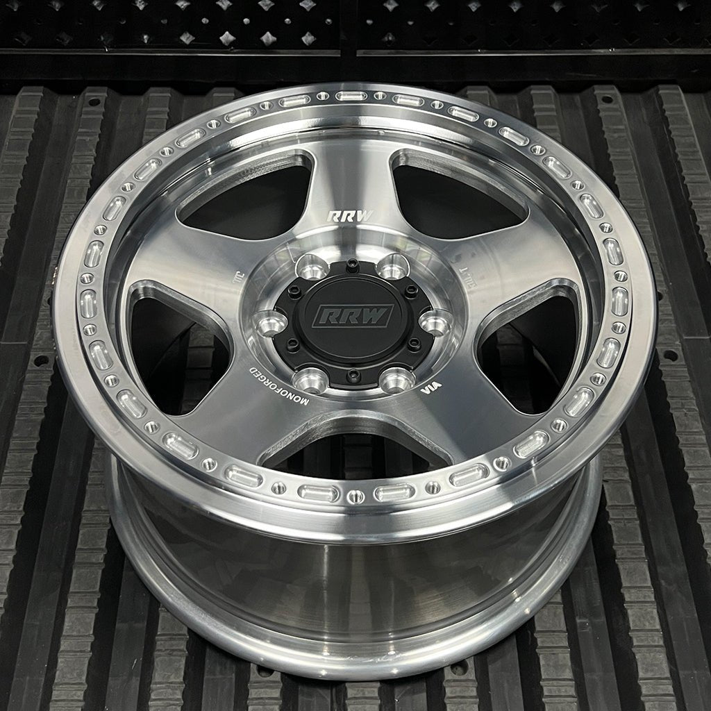 Pre - Order: RG4 - H Hybrid MonoForged Wheel | BRUSHED ALUMINUM - RRW Relations Race Wheels
