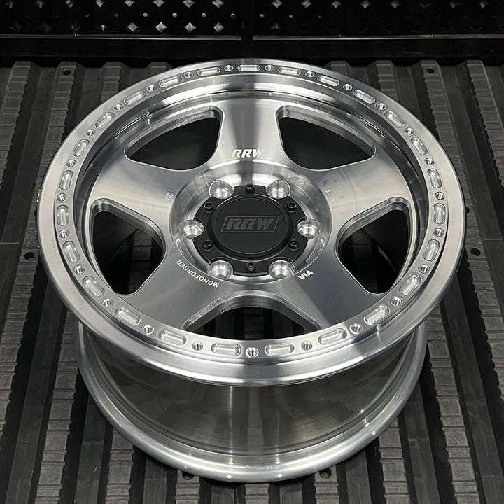 Pre - Order: RG4 - H Hybrid MonoForged Wheel | BRUSHED ALUMINUM - RRW Relations Race Wheels