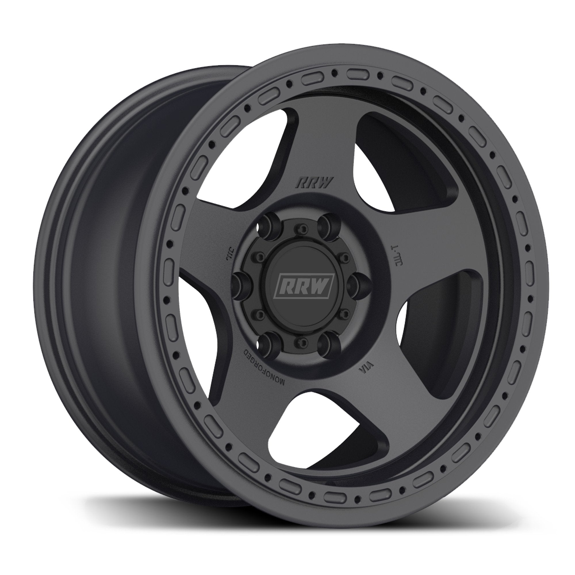 RG4-H Hybrid MonoForged Wheel | MATTE GUNMETAL - RRW Relations Race Wheels