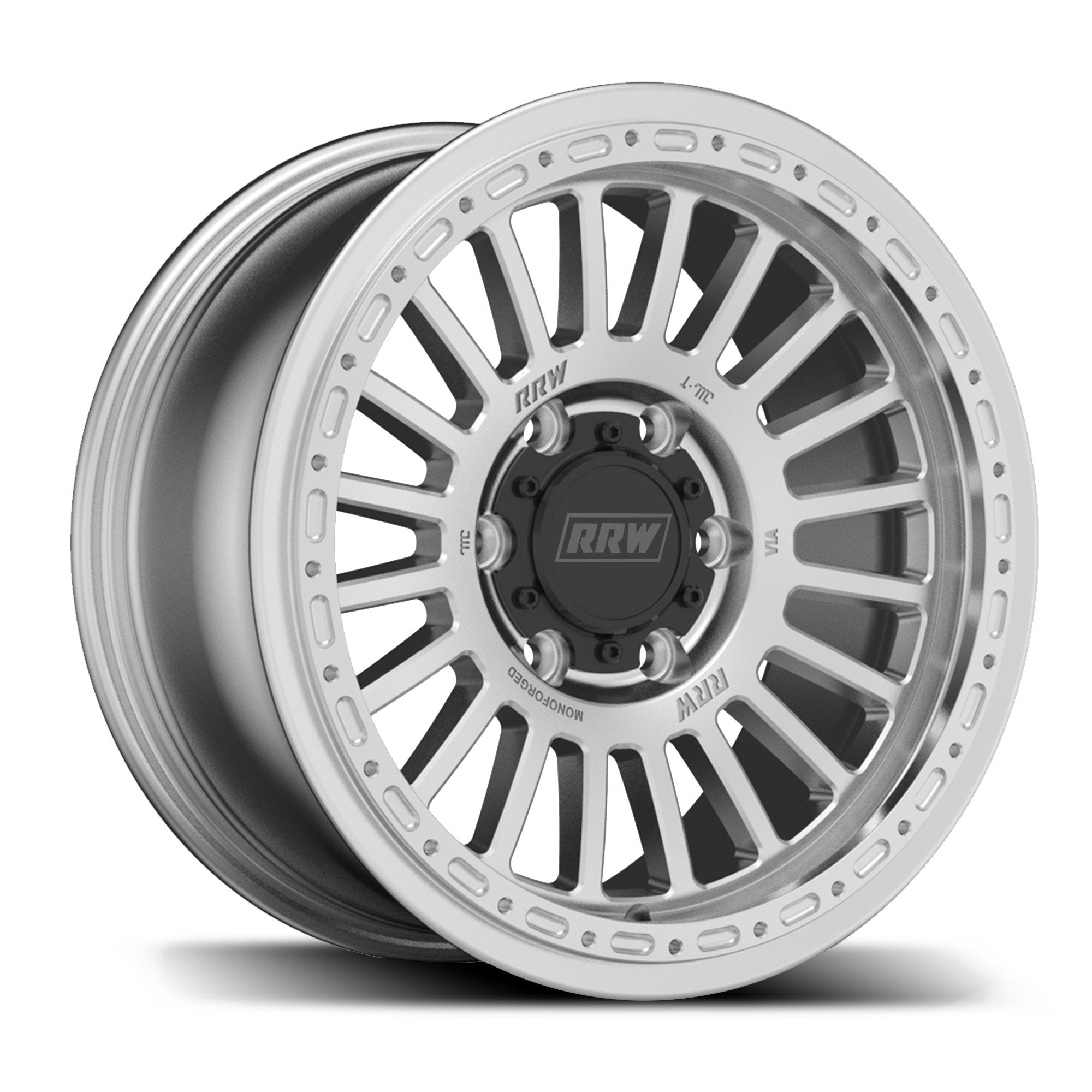 RG6-H Hybrid MonoForged Wheel | BRUSHED ALUMINUM - RRW Relations Race ...
