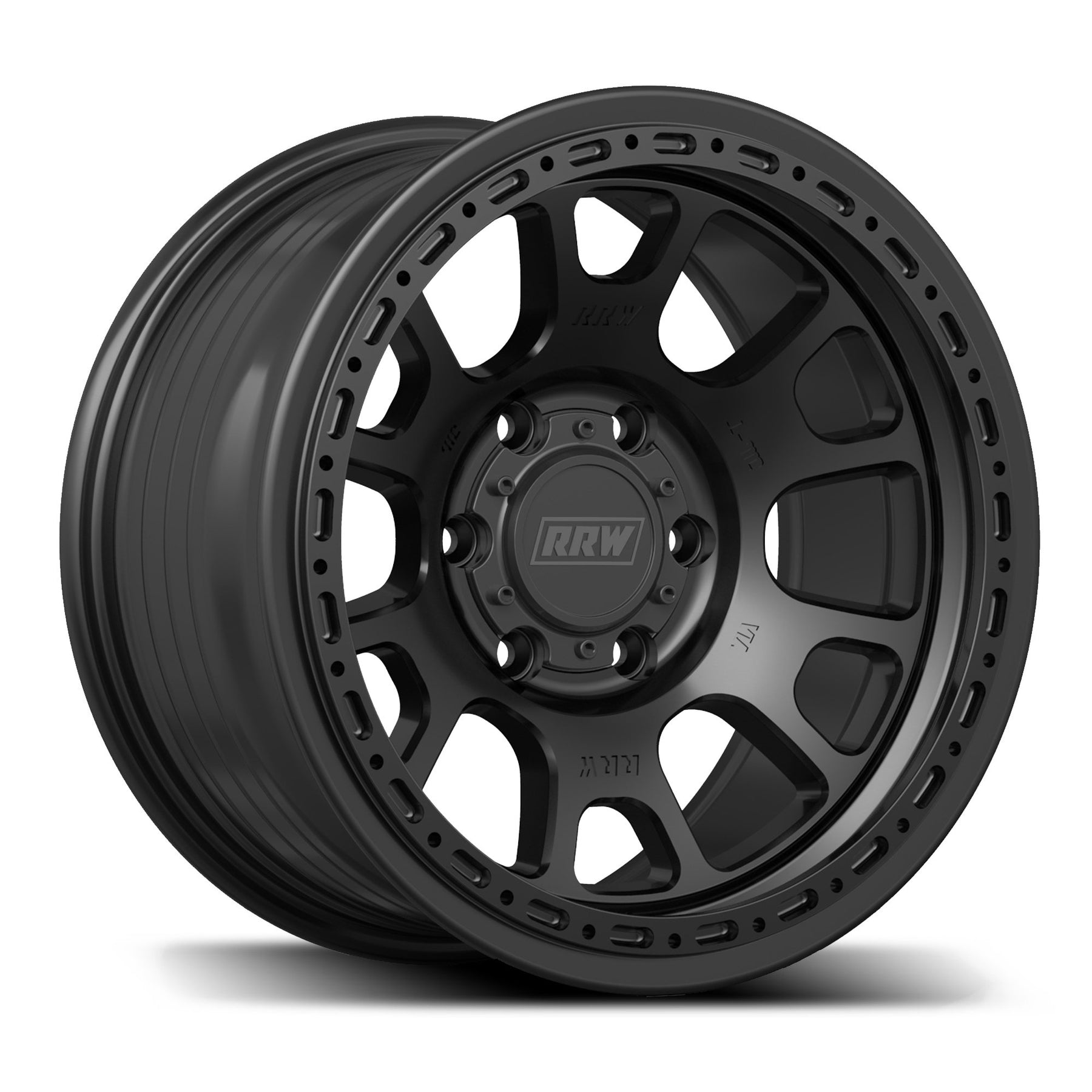 RR5-H FLOW FORMED Hybrid Beadlock | MATTE BLACK - RRW Relations Race Wheels