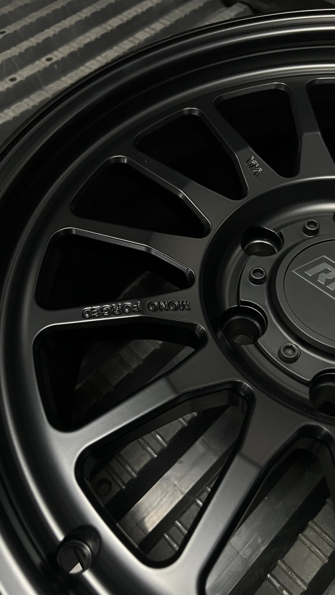 Pre - Order: RS7 - S MonoForged Wheel | MATTE BLACK - RRW Relations Race Wheels