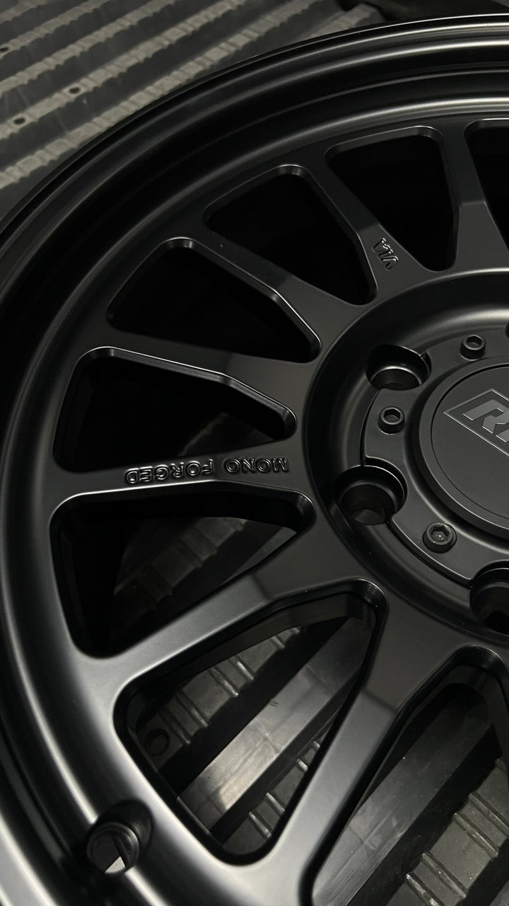 Pre - Order: RS7 - S MonoForged Wheel | MATTE BLACK - RRW Relations Race Wheels