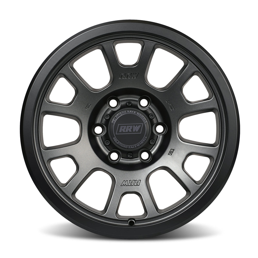 RR5 - S 17x8.5 Wheel | MATTE GUNMETAL - RRW Relations Race Wheels