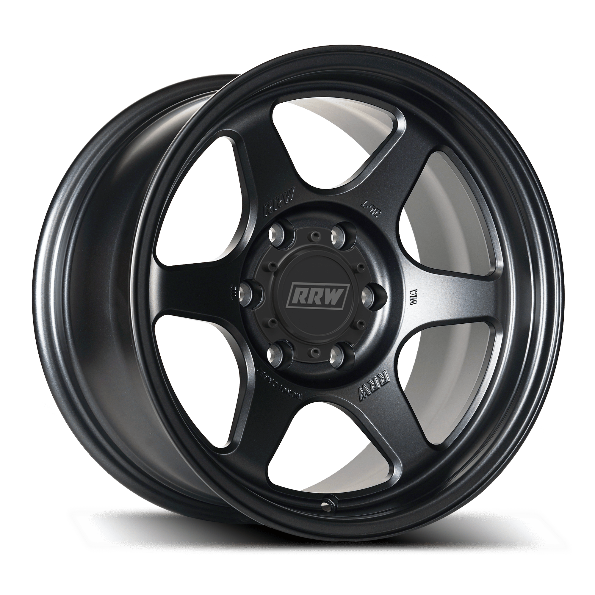 R2g Racing Wheel RS2-S MonoForged Wheel | MATTE BLACK - RRW Relations Race Wheels
