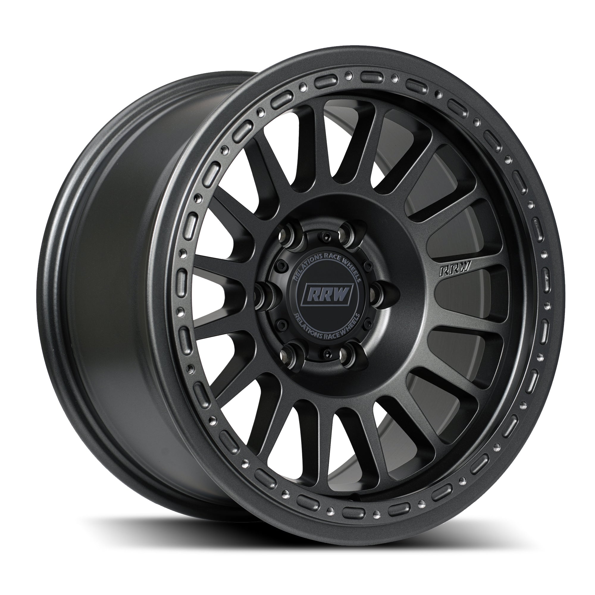 RR6-H 17x8.5 (6x5.5 | 6x139.7) Hybrid Beadlock | Chevy Silverado 1500 - Relations Race Wheels